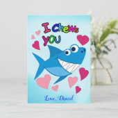 IK KIJK JE | Valentijnsdag voor het koelen van haa Feestdagenkaart (Staand voorkant)