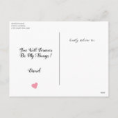 IK KIJK JE | Valentijnsdag voor het koelen van haa Feestdagenkaart (Achterkant)