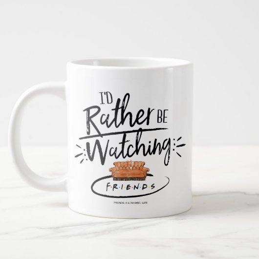 Ik kijk liever FRIENDS™ Grote Koffiekop (Links)