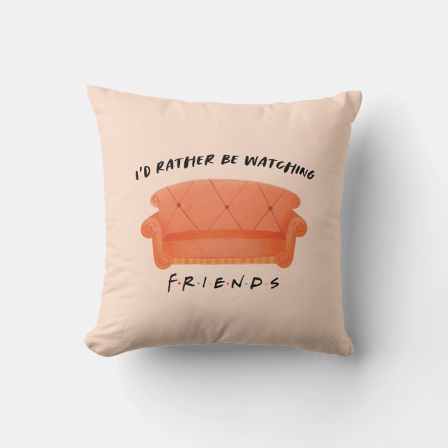Ik kijk liever FRIENDS™ Kussen (Voorkant)