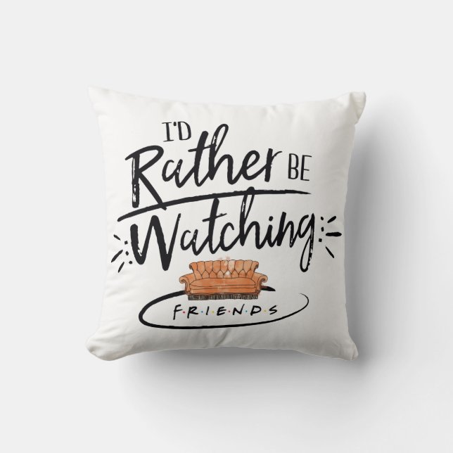 Ik kijk liever FRIENDS™ Kussen (Voorkant)