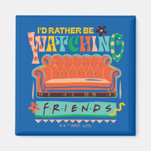 Ik kijk liever naar FRIENDS™ Kleurrijke Grafiek Magneet