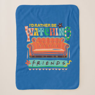 Ik kijk liever naar FRIENDS™ Levendig Grafisch ont Sherpa Deken