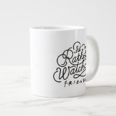 Ik kijk liever naar FRIENDS™ Script 2 Grote Koffiekop (Voorkant rechts)