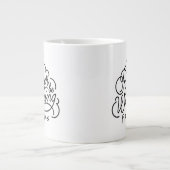 Ik kijk liever naar FRIENDS™ Script 2 Grote Koffiekop (Voorkant)