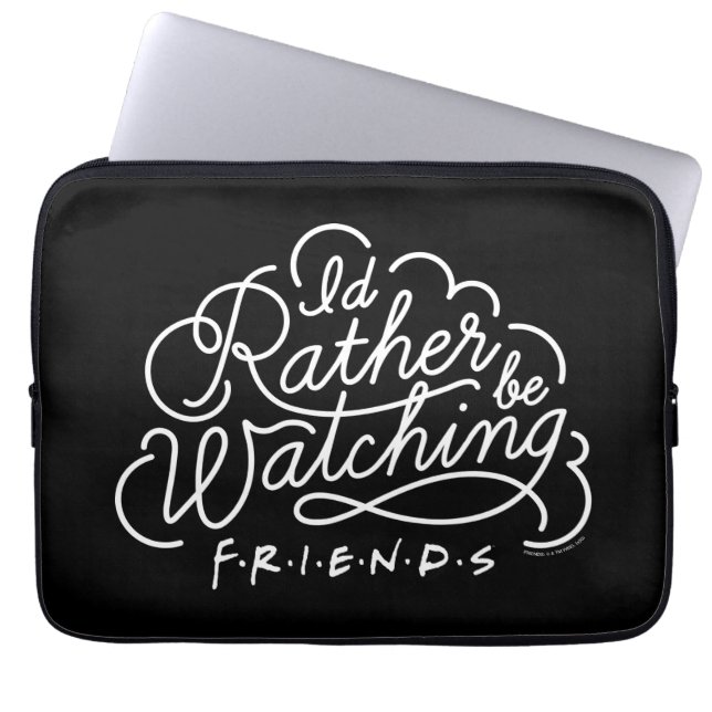 Ik kijk liever naar het FRIENDS™-schrift Laptop Sleeve (Voorkant)