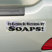 Ik kijk liever naar mijn zepen - Bumpersticker (Op auto)