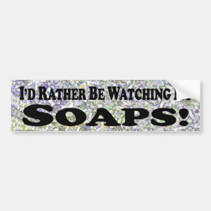 Ik kijk liever naar mijn zepen - Bumpersticker