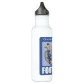 Ik kijk liever naar Quote met een grappige tiener Waterfles (Links)