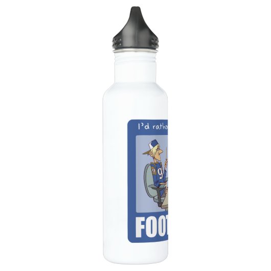 Ik kijk liever naar Quote met een grappige tiener Waterfles (Links)