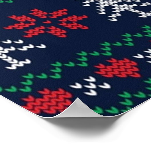 Ik kijk liever thuis naar kerstfilms poster (Hoek)