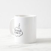 Ik kijk liever tv koffiemok (Voorkant links)