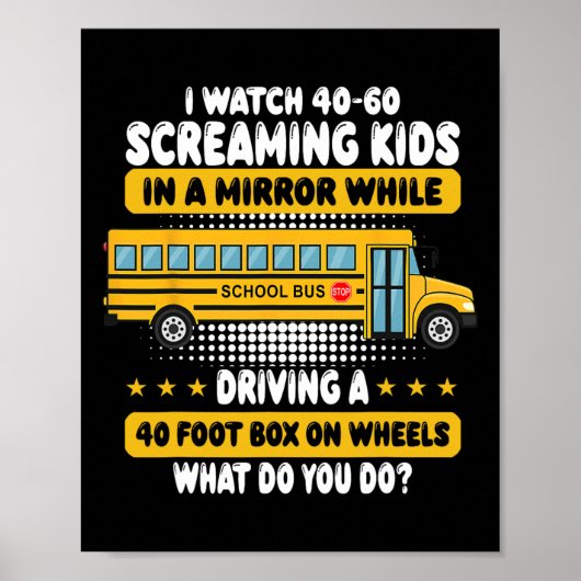 Ik kijk naar 40 - 60 schreeuwende Kinderen in de s Poster (Voorkant)