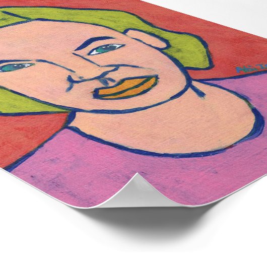 Ik kijk naar je - Art Print (Hoek)