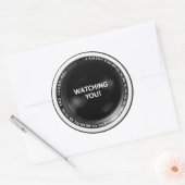 "IK KIJK NAAR JE!" CAMERA LENS WALL STICKER (Envelop)