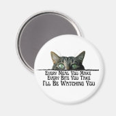 Ik kijk naar je grappige kat Magnet. Magneet (Voorkant / Achterkant)