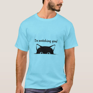 Ik kijk naar je ( kat ) t-shirt