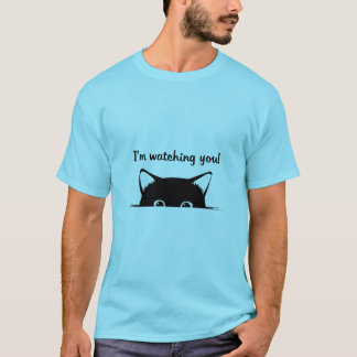 Ik kijk naar je ( kat ) t-shirt