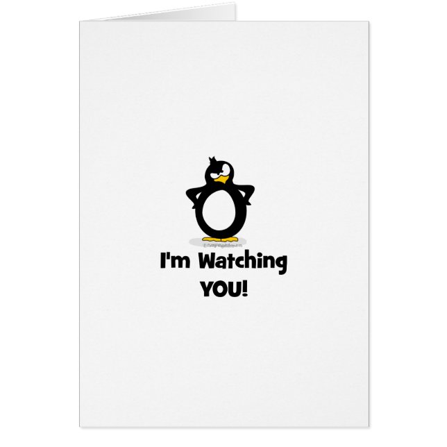 Ik kijk naar je pinguïn (Voorkant)