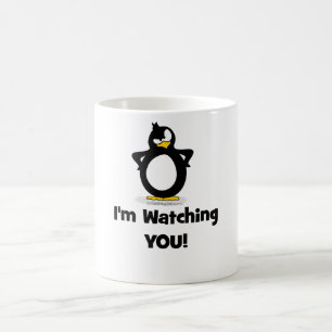 Ik kijk naar je pinguïn koffiemok