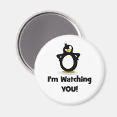 Ik kijk naar je pinguïn magneet (Voorkant / Achterkant)