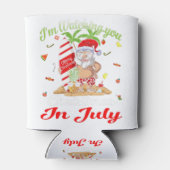 Ik kijk naar kerstmis in juli Tanktop Blikjeskoeler (Achterkant)