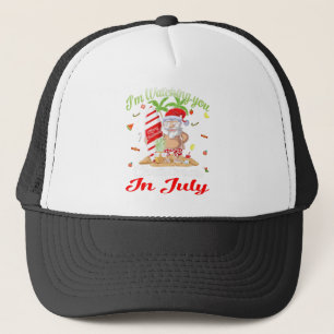 Ik kijk naar kerstmis in juli Tanktop Trucker Pet