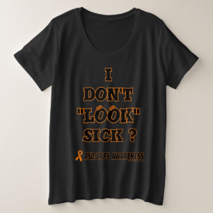 IK KIJK NIET SICK?.. RSD/CRPS GROTE MAAT T-SHIRT