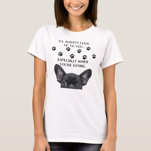 Ik kijk op je hond T-shirt (Voorkant)