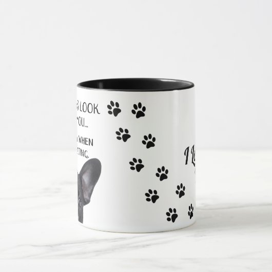 Ik kijk op je hond zegt dat ik van je Mok hou (Midden)