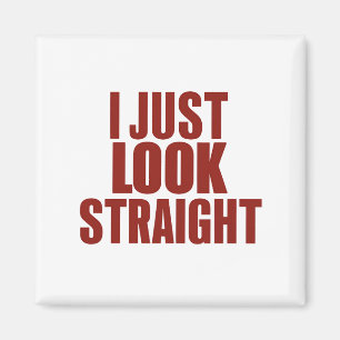 Ik Kijk Rechtstreeks LGBT Gay Lesbische Trots Maan Magneet