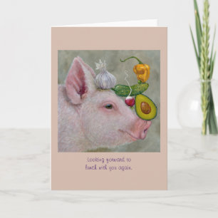 Ik kijk uit naar de lunch met u, kaart