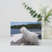 Ik kijk uit naar je binnenkort te zien briefkaart (Staand voorkant)