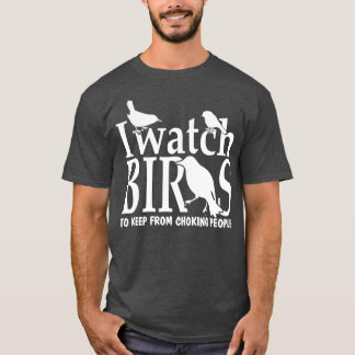 Ik kijk vogels om te voorkomen dat mensen vogel ko t-shirt