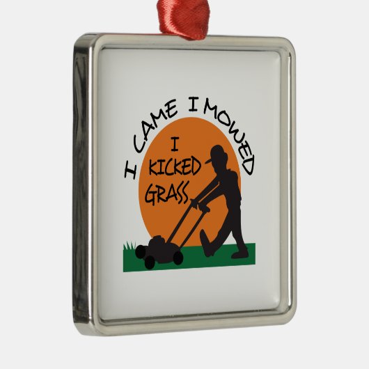 IK KIKT GRASS METALEN ORNAMENT (Rechts)