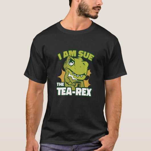 Ik klaag de Tea Rex aan T-shirt (Voorkant)