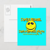 IK KLEIN OMDAT...V1 BRIEFKAART (Voorkant / Achterkant)