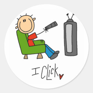 Ik klik op T-shirts en cadeautjes Ronde Sticker