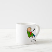 Ik Klik TV Verslaafde Espresso Kop (Voorkant rechts)
