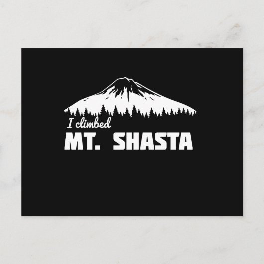 Ik klikte Mt. Shasta Briefkaart (Voorkant)
