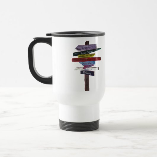 Ik klimt liever Doelstellingen Travel Mug Reisbeker (Links)