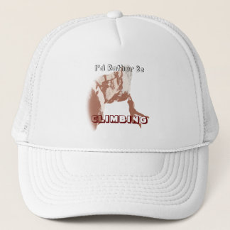 Ik klimt liever. trucker pet