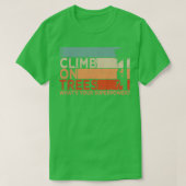 Ik klimt op bomen1 t-shirt (Design voorkant)