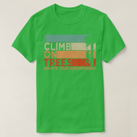 Ik klimt op bomen1 t-shirt (Design voorkant)