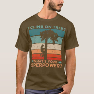Ik klimt op bomen t-shirt