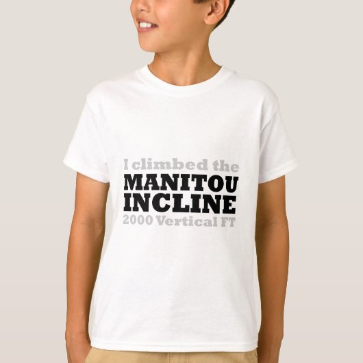 Ik klom de Manitou-lijn T-shirt (Voorkant)