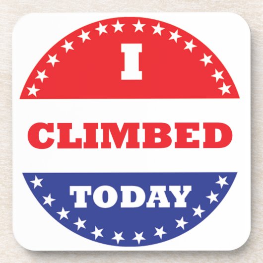 Ik klom vandaag bier onderzetter (Voorkant)