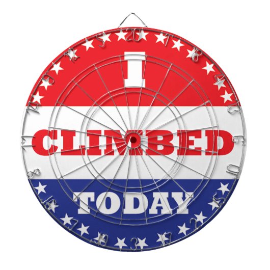 Ik klom vandaag dartbord (Voorkant)