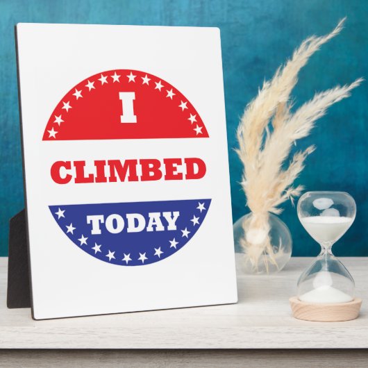 Ik klom vandaag fotoplaat (Zijkant)