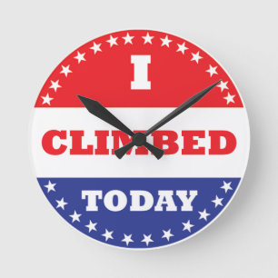 Ik klom vandaag ronde klok